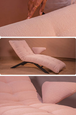 Aro Blush Meridian Chaise